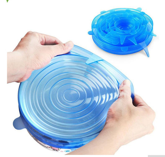 Six-piece Silicone Cover Lids