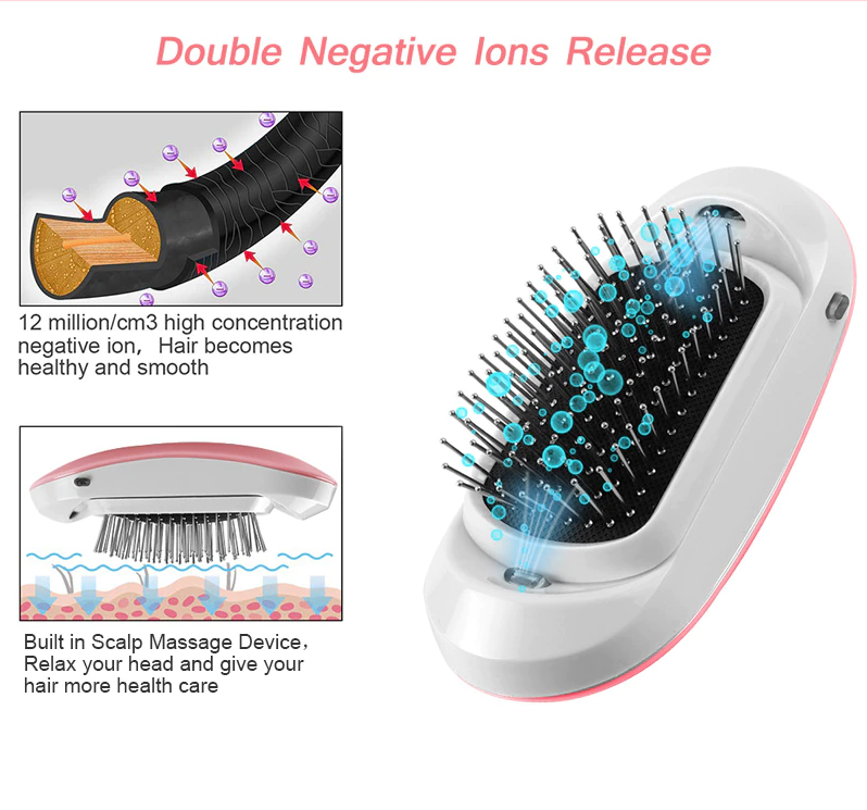 Ionic Hairbrush Anti-Static Hair Brush